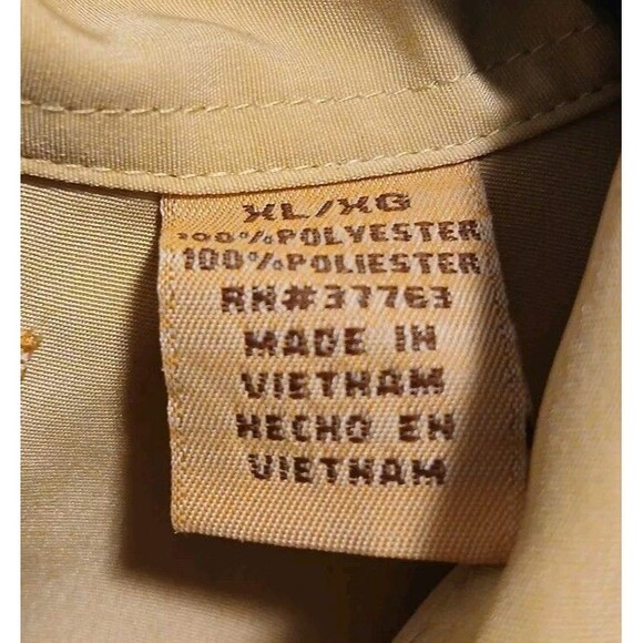 Havanera Co. Men’s Shirt XL–Brown Short Sleeve Button Down – Martini Glass Print - Picture 5 of 6